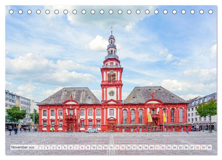 Produktbild: Mannheim Impressionen (Tischkalender 2026 DIN A5 quer), CALVENDO Monatskalender