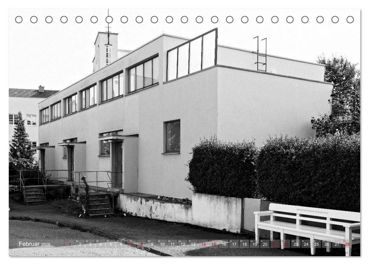 Produktbild: Die Weissenhof - Siedlung (Tischkalender 2026 DIN A5 quer), CALVENDO Monatskalender