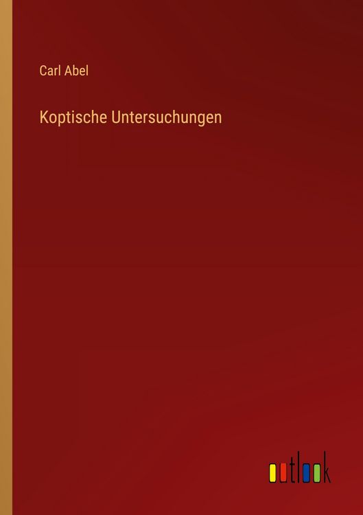 Produktbild: Koptische Untersuchungen