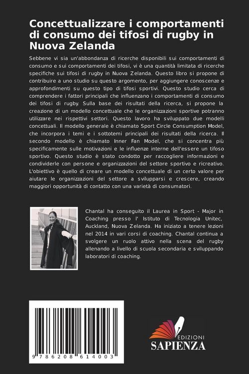 Produktbild: Concettualizzare i comportamenti di consumo dei tifosi di rugby in Nuova Zelanda