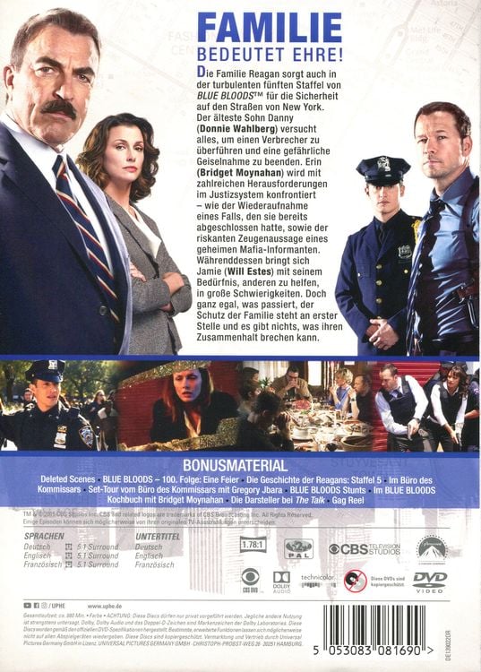 Produktbild: Blue Bloods - Staffel 5 [6 DVDs]