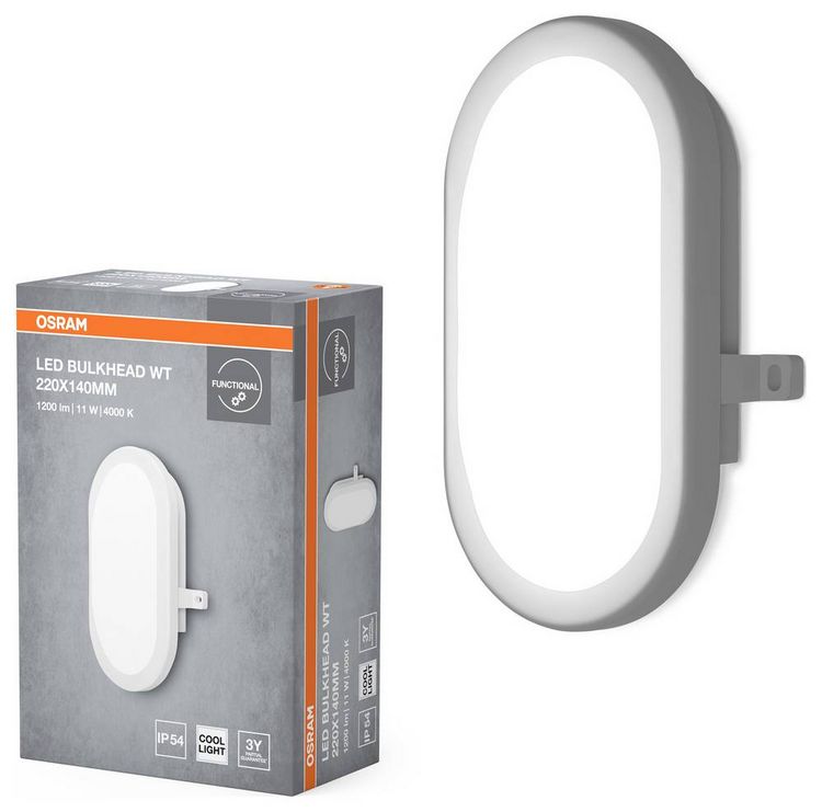 Produktbild: OSRAM HOMELIGHTING LED Bulkhead 11W 4000K White LED-Wandleuchte