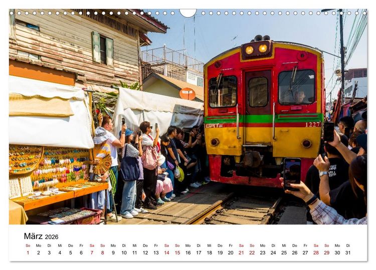 Produktbild: 3 Tage Bangkog (Wandkalender 2026 DIN A3 quer), CALVENDO Monatskalender