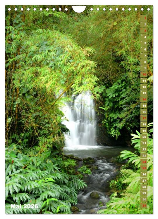 Produktbild: Aloha - Wasser auf Hawaii (Wandkalender 2026 DIN A4 hoch), CALVENDO Monatskalender