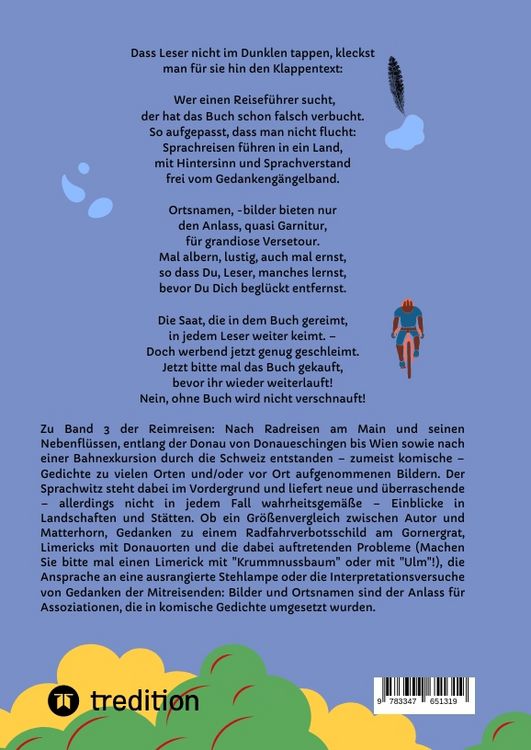 Produktbild: Reimreisen 3 - Von Ortsnamen und Ortsansichten zu hintergr&uuml;ndigen und grundlosen Gedichten mit Sprachwitz