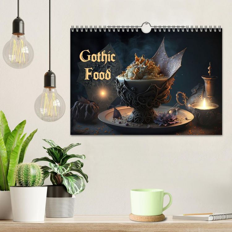 Produktbild: Gothic Food (Wandkalender 2026 DIN A4 quer), CALVENDO Monatskalender