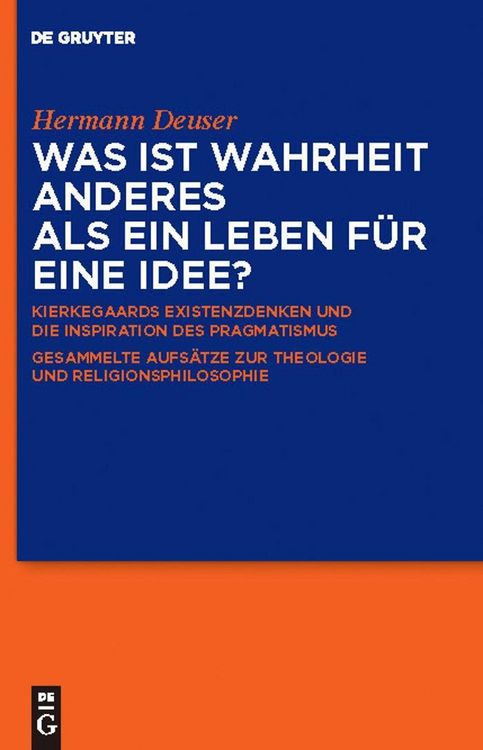 Produktbild: Was ist Wahrheit anderes als ein Leben f&uuml;r eine Idee?