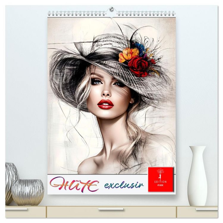 Produktbild: H&uuml;te exclusiv (hochwertiger Premium Wandkalender 2026 DIN A2 hoch), Kunstdruck in Hochglanz