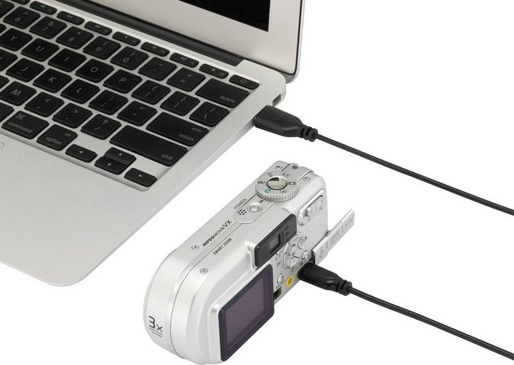 Produktbild: Renkforce USB-Kabel USB 2.0 USB-A Stecker, USB-Mini-B Stecker 1.00 m Schwarz SuperSoft-Ummantelung RF-4080792