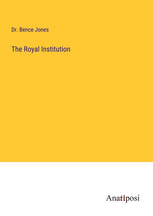 Produktbild: The Royal Institution