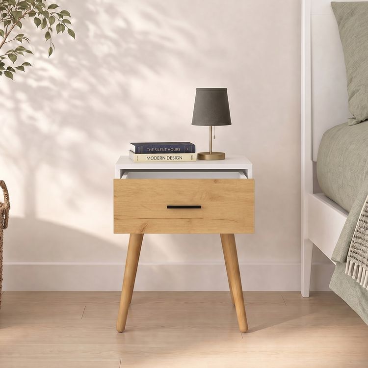 Produktbild: Nachttisch mit Schublade 45x30x56 cm Singol L