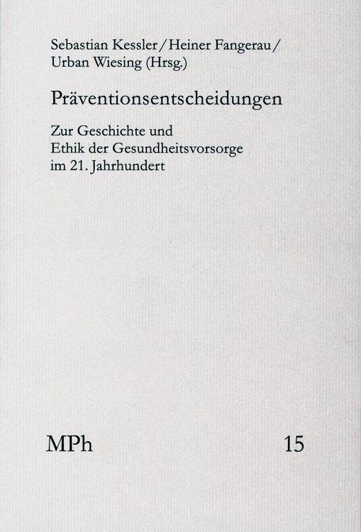 Produktbild: Pr&auml;ventionsentscheidungen