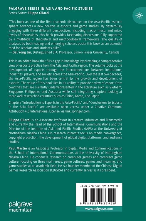 Produktbild: Esports in the Asia-Pacific