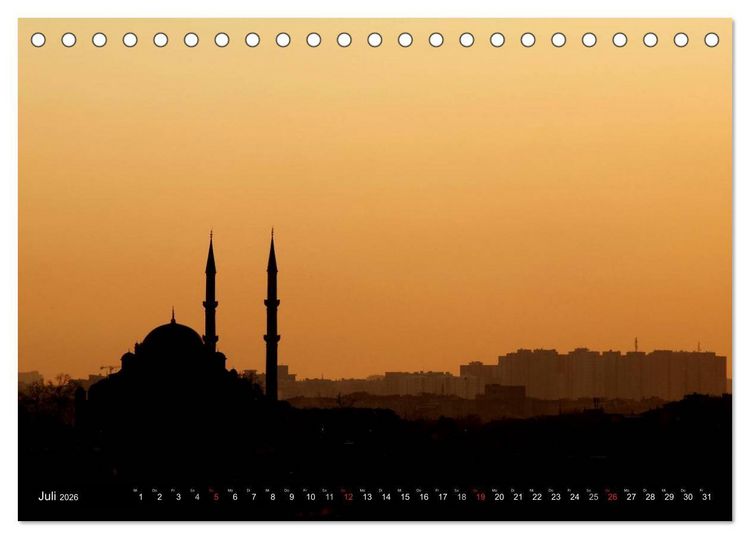 Produktbild: Istanbul - Konstantinopel - Byzanz (Tischkalender 2026 DIN A5 quer), CALVENDO Monatskalender