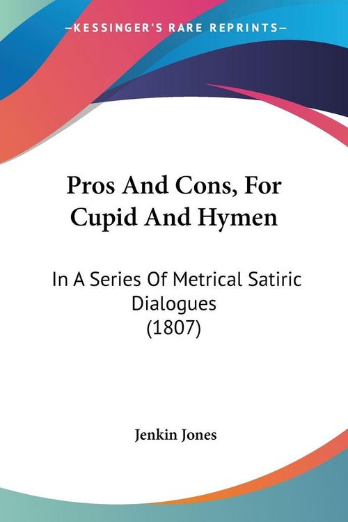 Produktbild: Pros And Cons, For Cupid And Hymen