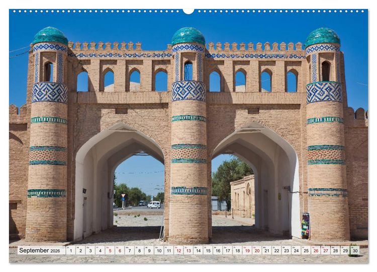 Produktbild: Usbekistan Mythos Seidenstra&szlig;e hautnah (Wandkalender 2026 DIN A2 quer), CALVENDO Monatskalender