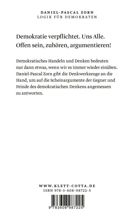 Produktbild: Logik f&uuml;r Demokraten