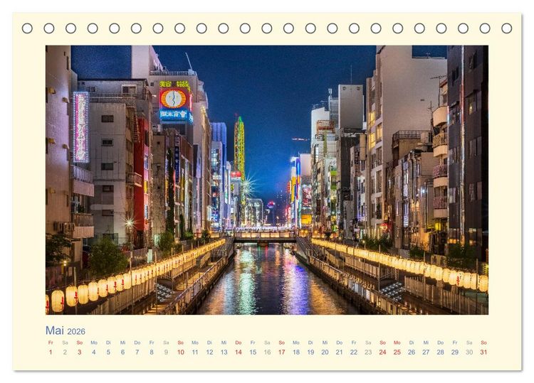 Produktbild: Eine Reise durch Japan (Tischkalender 2026 DIN A5 quer), CALVENDO Monatskalender