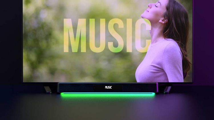 Produktbild: CREATIVE Sound Blaster Katana V2X, 2.1 Soundbar, HDMI ARC, USB Audio, SXFI, Optical-In