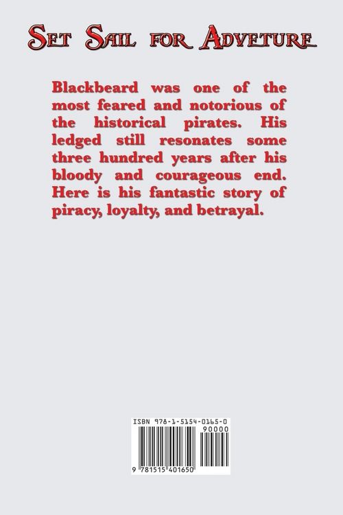 Produktbild: Blackbeard Or, The Pirate of Roanoke - A Classic Pirate Adventure of Revenge, Betrayal, and the High Seas