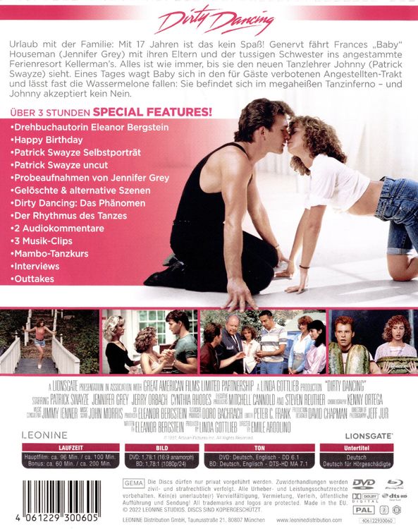 Produktbild: Dirty Dancing - Mediabook (+ DVD)