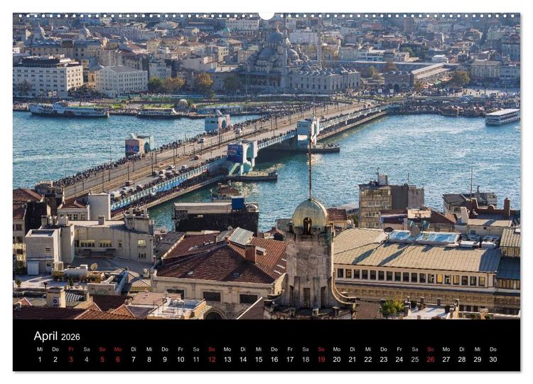 Produktbild: Istanbul (Wandkalender 2026 DIN A2 quer), CALVENDO Monatskalender