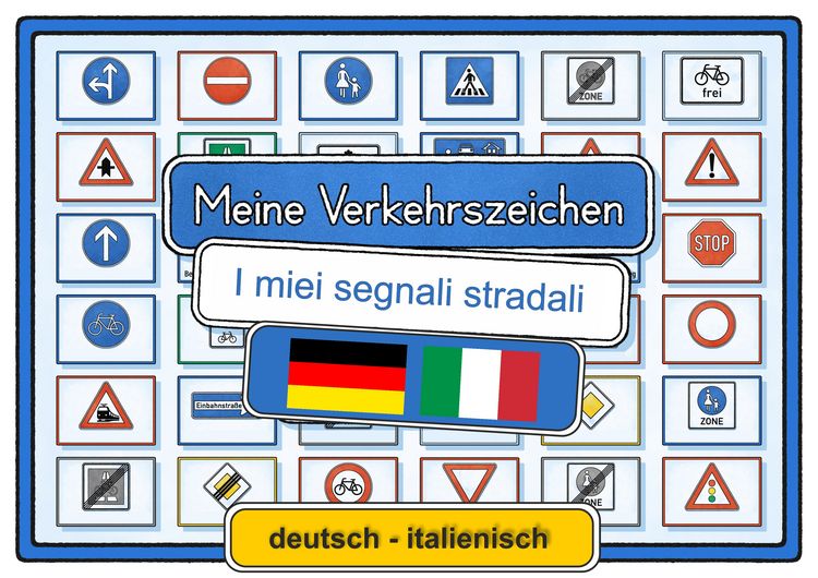 Produktbild: Meine Verkehrszeichen deutsch - italienisch