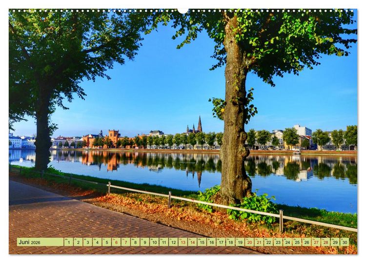 Produktbild: Schwerin - Welterbe (Wandkalender 2026 DIN A2 quer), CALVENDO Monatskalender
