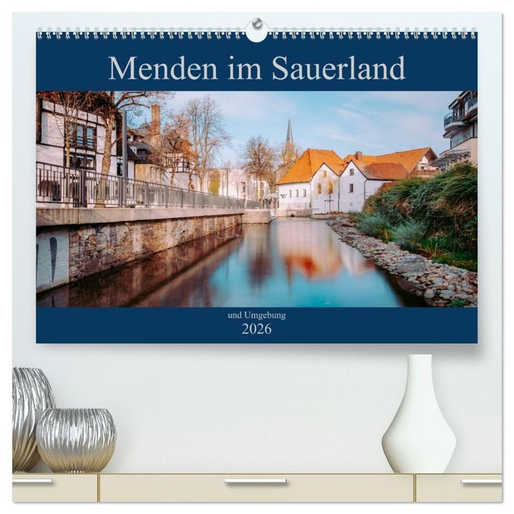 Produktbild: Menden im Sauerland und Umgebung (hochwertiger Premium Wandkalender 2026 DIN A2 quer), Kunstdruck in Hochglanz