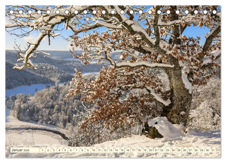 Produktbild: Impressionen aus dem Oberen Donautal (Tischkalender 2026 DIN A5 quer), CALVENDO Monatskalender