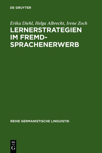Produktbild: Lernerstrategien im Fremdsprachenerwerb