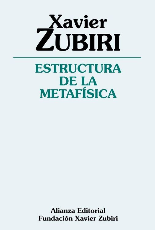Produktbild: Zubiri, X: Estructura de la metaf&iacute;sica