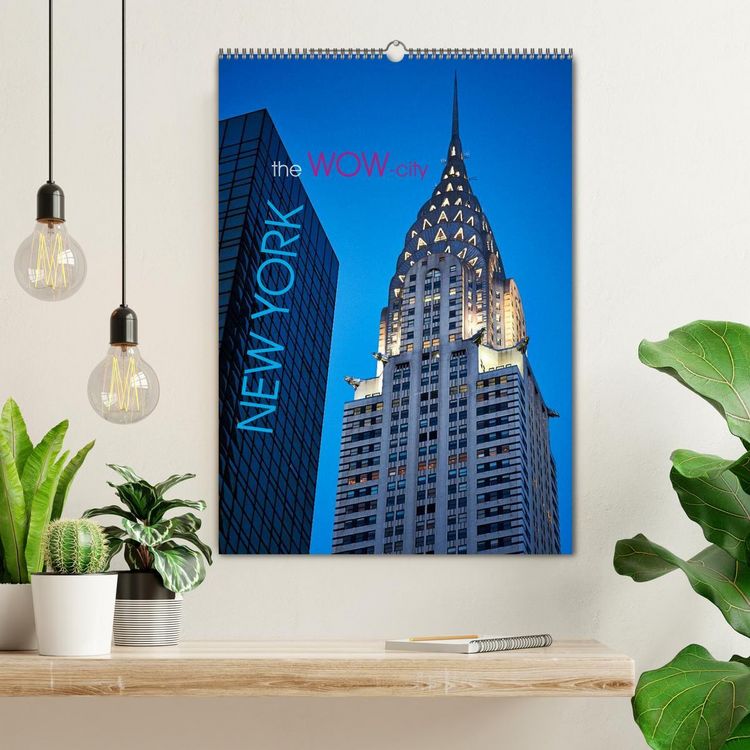Produktbild: New York - the WOW-city (Wandkalender 2026 DIN A2 hoch), CALVENDO Monatskalender