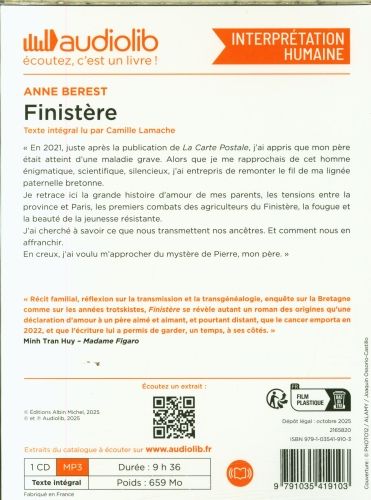 Produktbild: Finist&egrave;re