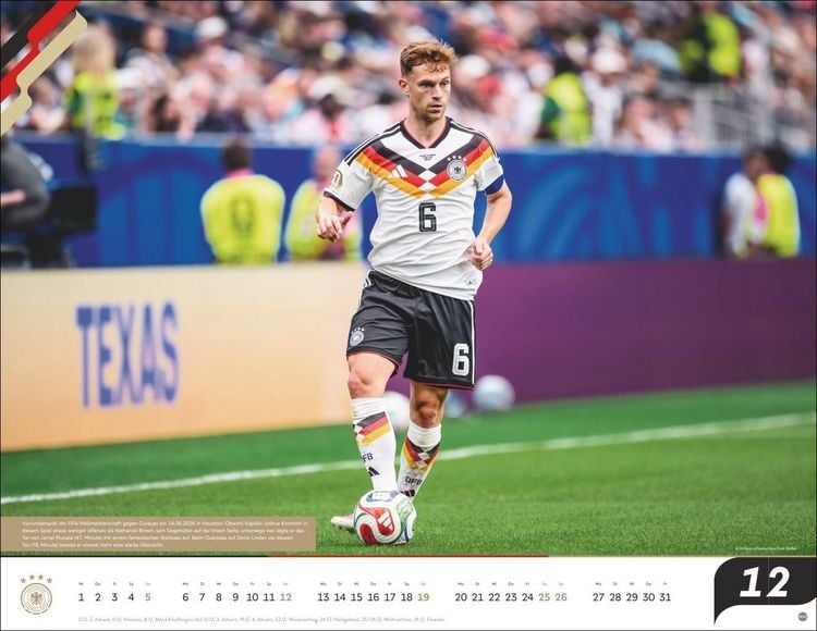 Produktbild: DFB M&auml;nner Posterkalender 2027