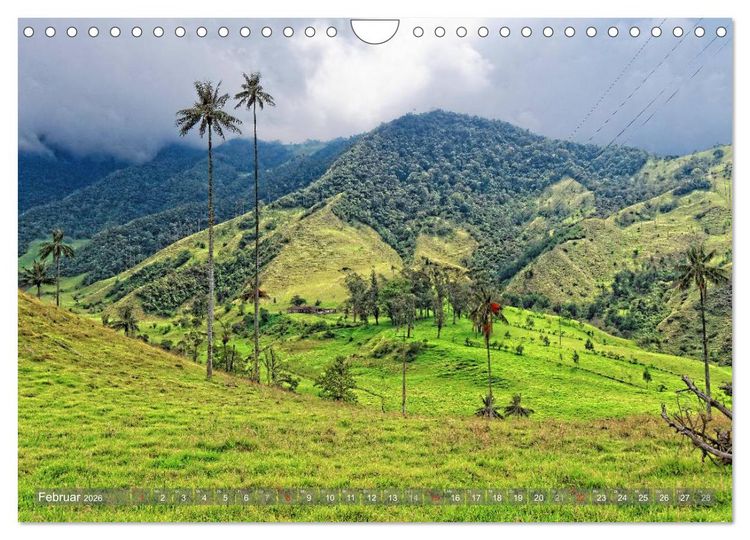 Produktbild: Kolumbien (Wandkalender 2026 DIN A4 quer), CALVENDO Monatskalender