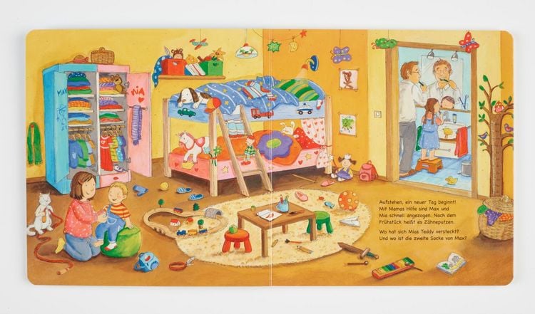 Produktbild: Mein allererstes Wimmelbuch: Durch den Tag
