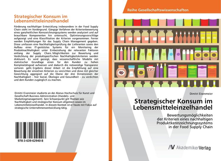 Produktbild: Strategischer Konsum im Lebensmitteleinzelhandel