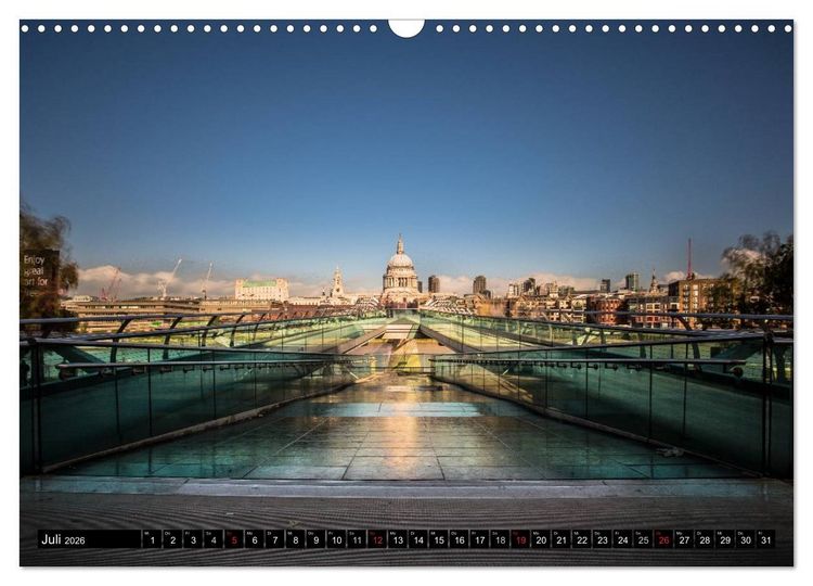Produktbild: Wundervolles London (Wandkalender 2026 DIN A3 quer), CALVENDO Monatskalender