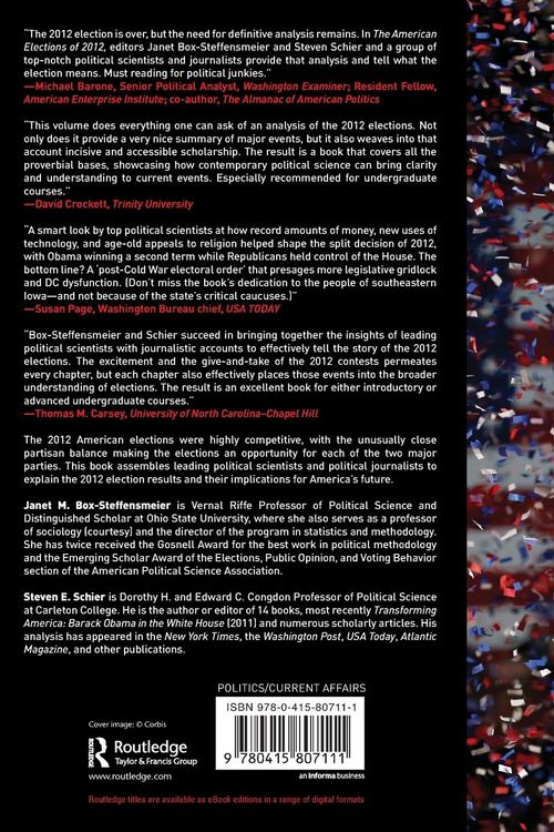 Produktbild: The American Elections of 2012