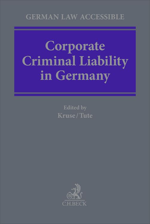 Produktbild: Corporate Criminal Liability in Germany