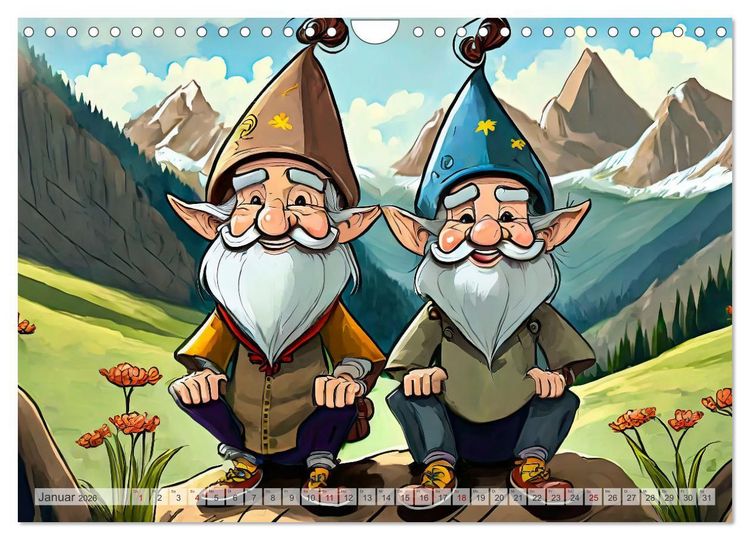 Produktbild: Kinderlieder - In Bildern (Wandkalender 2026 DIN A4 quer), CALVENDO Monatskalender