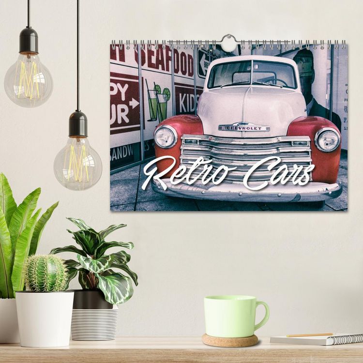Produktbild: Retro Cars (Wandkalender 2026 DIN A4 quer), CALVENDO Monatskalender