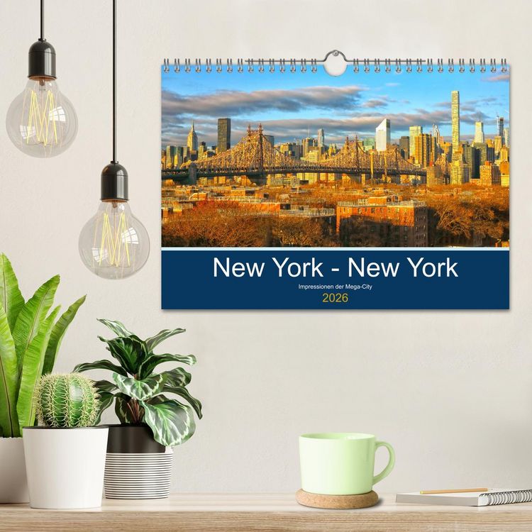 Produktbild: New York - New York. Impressionen der Mega-City (Wandkalender 2026 DIN A4 quer), CALVENDO Monatskalender