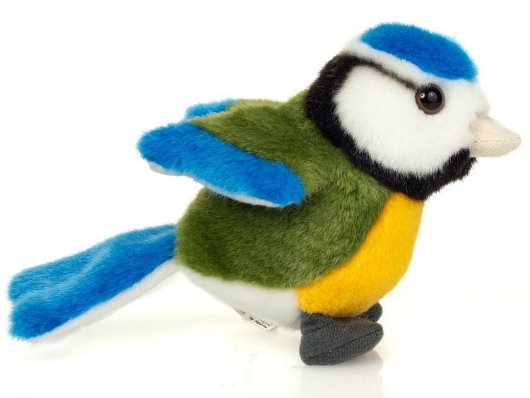 Produktbild: Teddy Hermann 941743 - Blaumeise, 12 cm, Pl&uuml;schtier