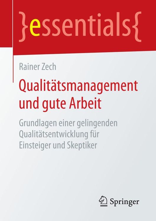 Produktbild: Qualitätsmanagement und gute Arbeit