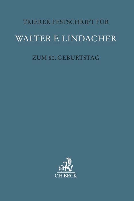 Produktbild: Trierer Festschrift f&uuml;r Walter F. Lindacher zum 80. Geburtstag