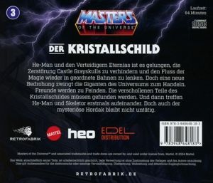 Produktbild: Masters Of The Universe - Folge 3: Der Kristallschild, 1 Audio-CD