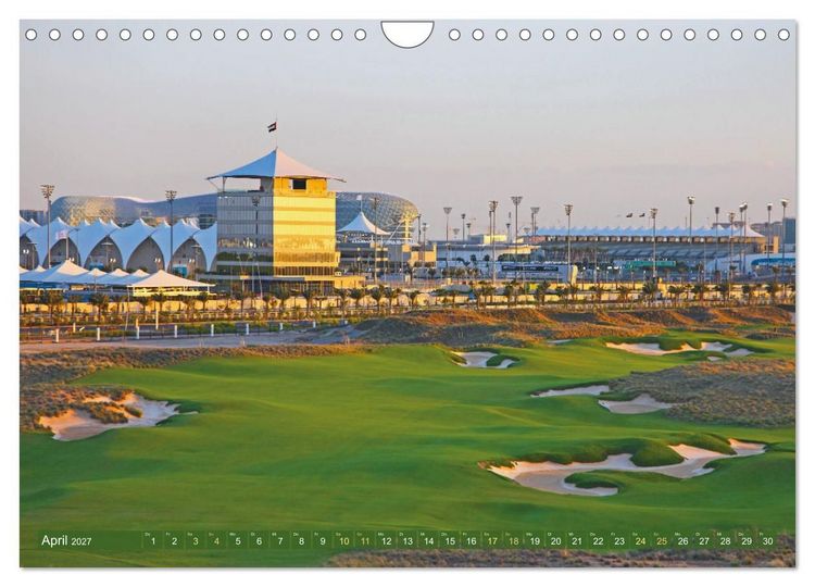 Produktbild: Golfparadiese der Welt (Wandkalender 2027 DIN A4 quer), CALVENDO Monatskalender