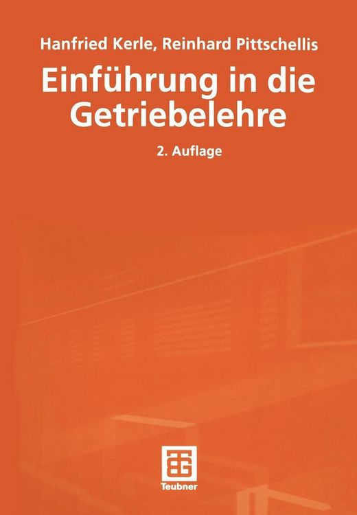 Produktbild: Einf&uuml;hrung in die Getriebelehre